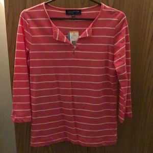 Jones New York 3/4 Sleeve Shirt New With Tags